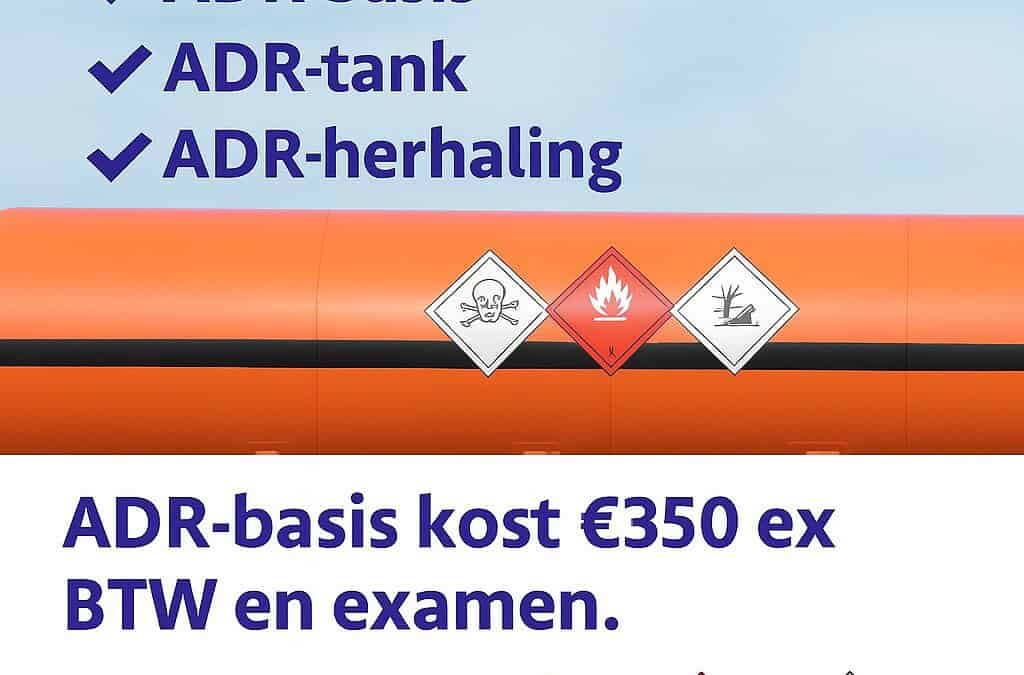 Nieuwe ADR-cursussen vanaf december 2025